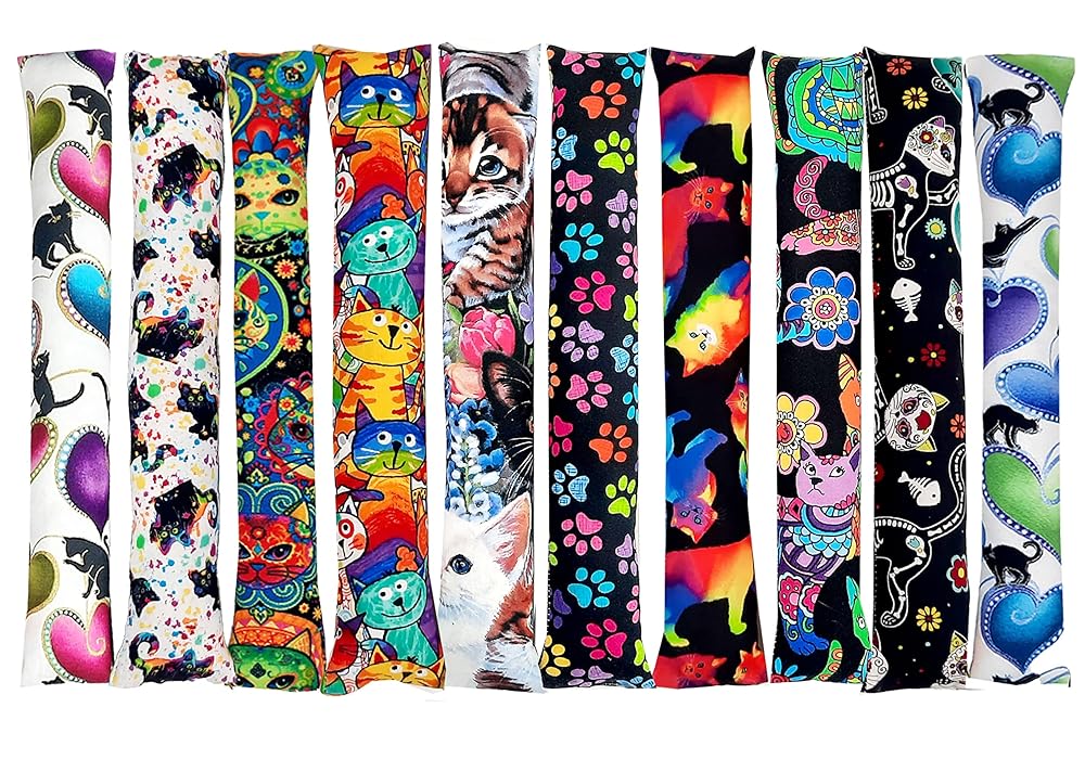 One Catnip kicker toy 11"/30 designs, silver vine toys, Cat kicker toy, Christmas gifts for cats, Cat birthday gift, Kicker stick, toys for indoor cats, cat gifts under 10, Made in USA