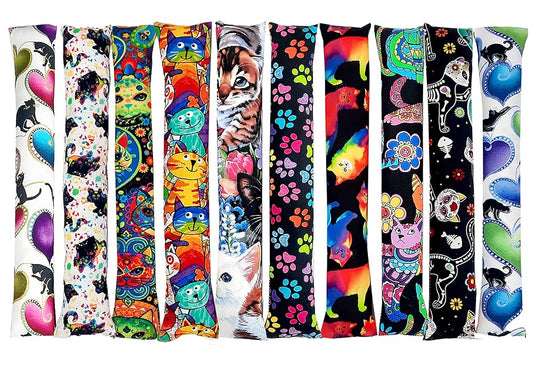 One Catnip kicker toy 11"/30 designs, silver vine toys, Cat kicker toy, Christmas gifts for cats, Cat birthday gift, Kicker stick, toys for indoor cats, cat gifts under 10, Made in USA