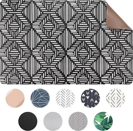 NALALAS Dog Mat for Food and Water, Cat Feeding Mat | Waterproof Dog Bowl Mat | Non-Slip Pet Food Mat for Floors | Pet Mats for Food and Water | Easy to Clean