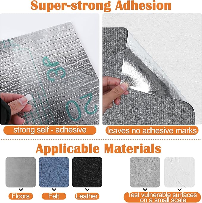 Cat Scratch Furniture Protector - 118" x 15.8" Trimmable Self-Adhesive Cats Claws Scratch Pads, DIY Cat Climbing Couch Protector for Scratch Post Cat Tree Replacement Indoor (Light Gray)