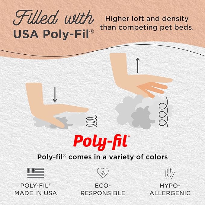 Best Friends by Sheri Original Calming Donut Dog and Cat Bed, Shag Faux Fur, Dusty Rose, XL (45in x 45in) - Anxiety Relief for Pets Up to 150 lbs