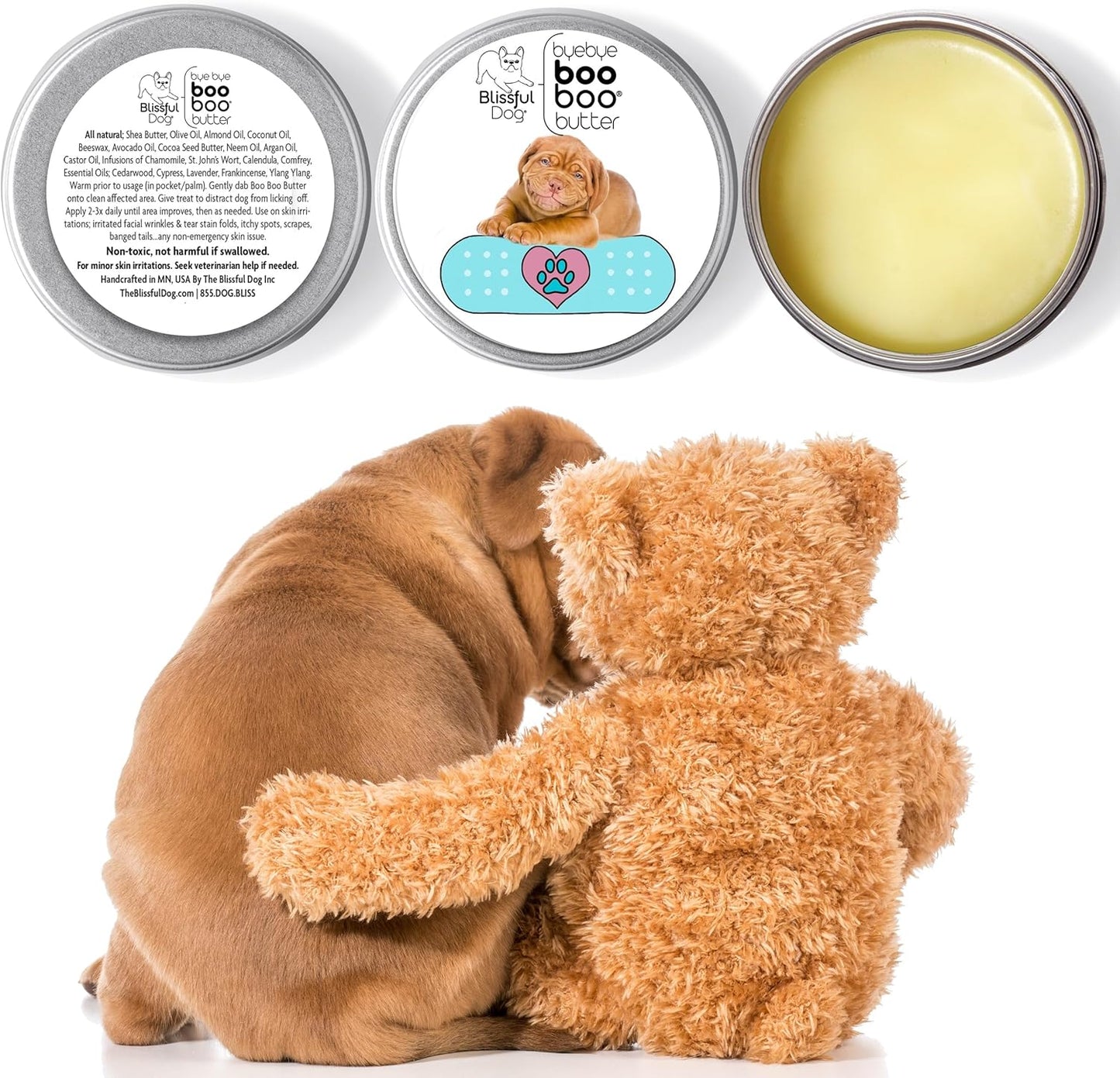 The Blissful Dog 1 oz TIN Dogue De Bordeaux Booboo Butter