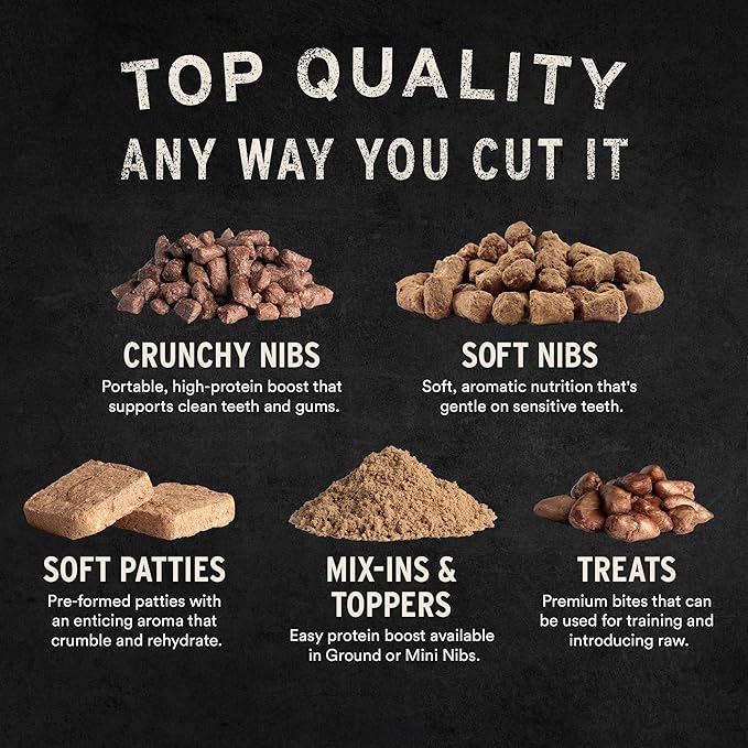 Vital Essentials Freeze Dried Raw Cat Food, Rabbit Mini Patties Entree, 15 oz