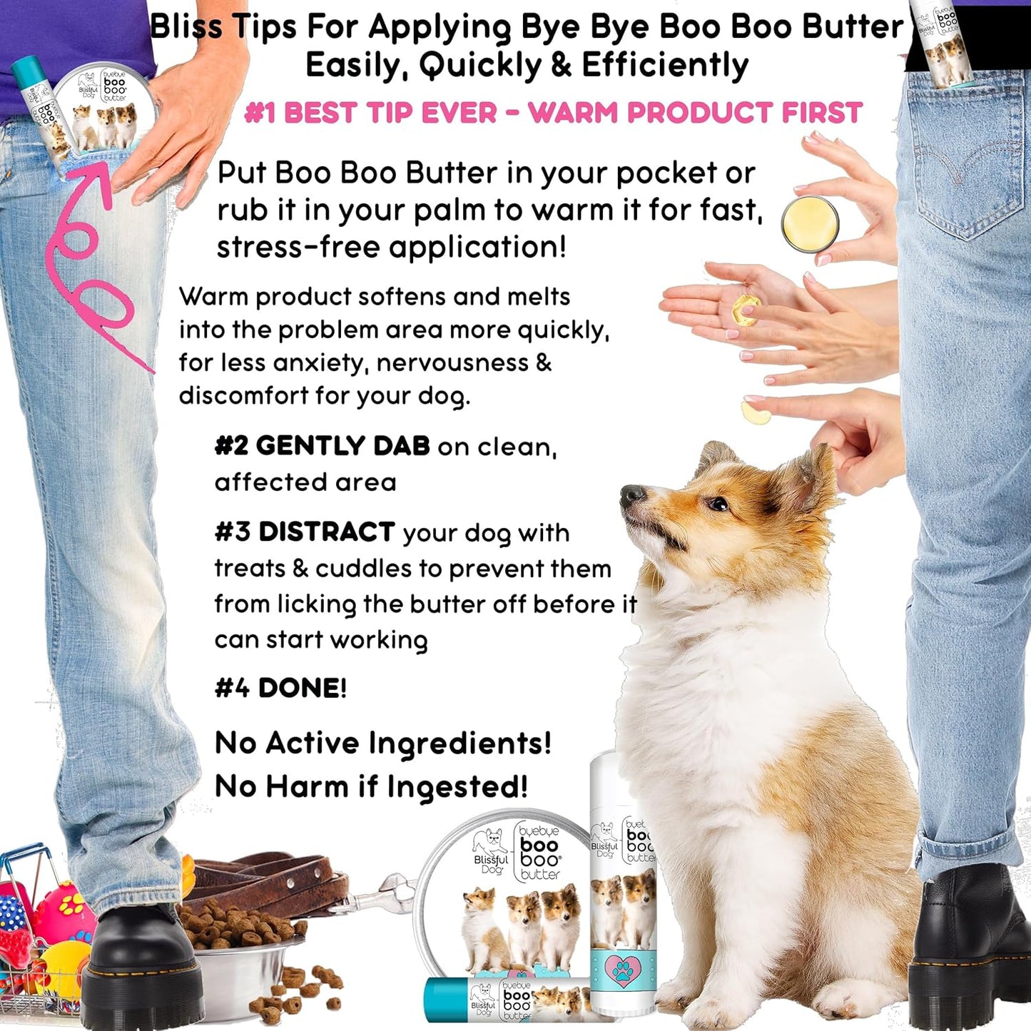 Shetland Sheepdog Boo Boo Butter, 16 oz