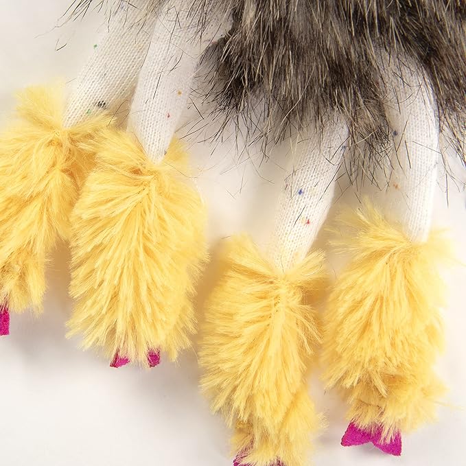 Petlinks HappyNip Loopy Llama Plush Cat Toy, Contains Silvervine & Catnip - Yellow, One Size