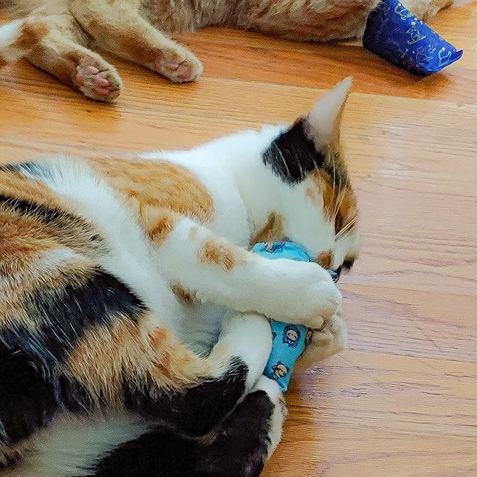 Catnip Pouncer – Cat Nip Toy in Cute, Stylish Designs – Catnip Pouch Gift for Cat Lovers