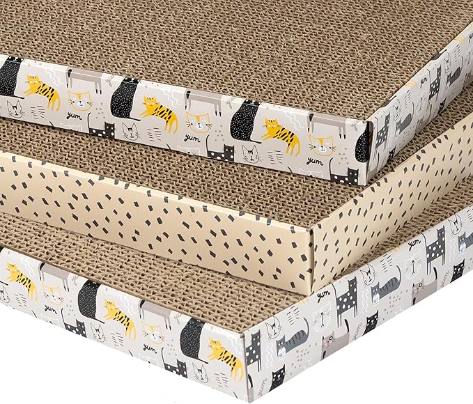 Kitty City XL Cat Scratchers (3-Pack, Novelty)